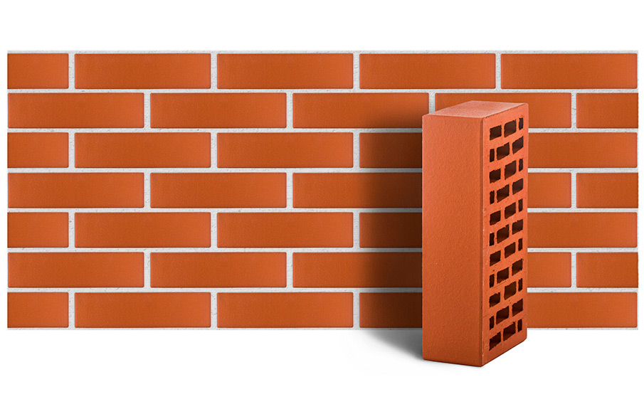 Кирпич ЛСР пустотелый "Красный" гладкий М175 250*120*65 мм