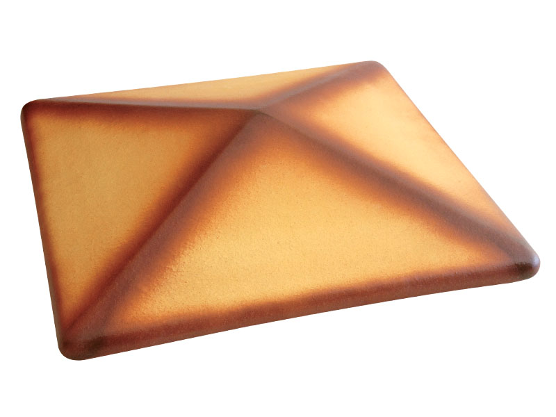 Колпак для столбов забора King Klinker 11 Пустынная роза тон, 445x445x90 мм